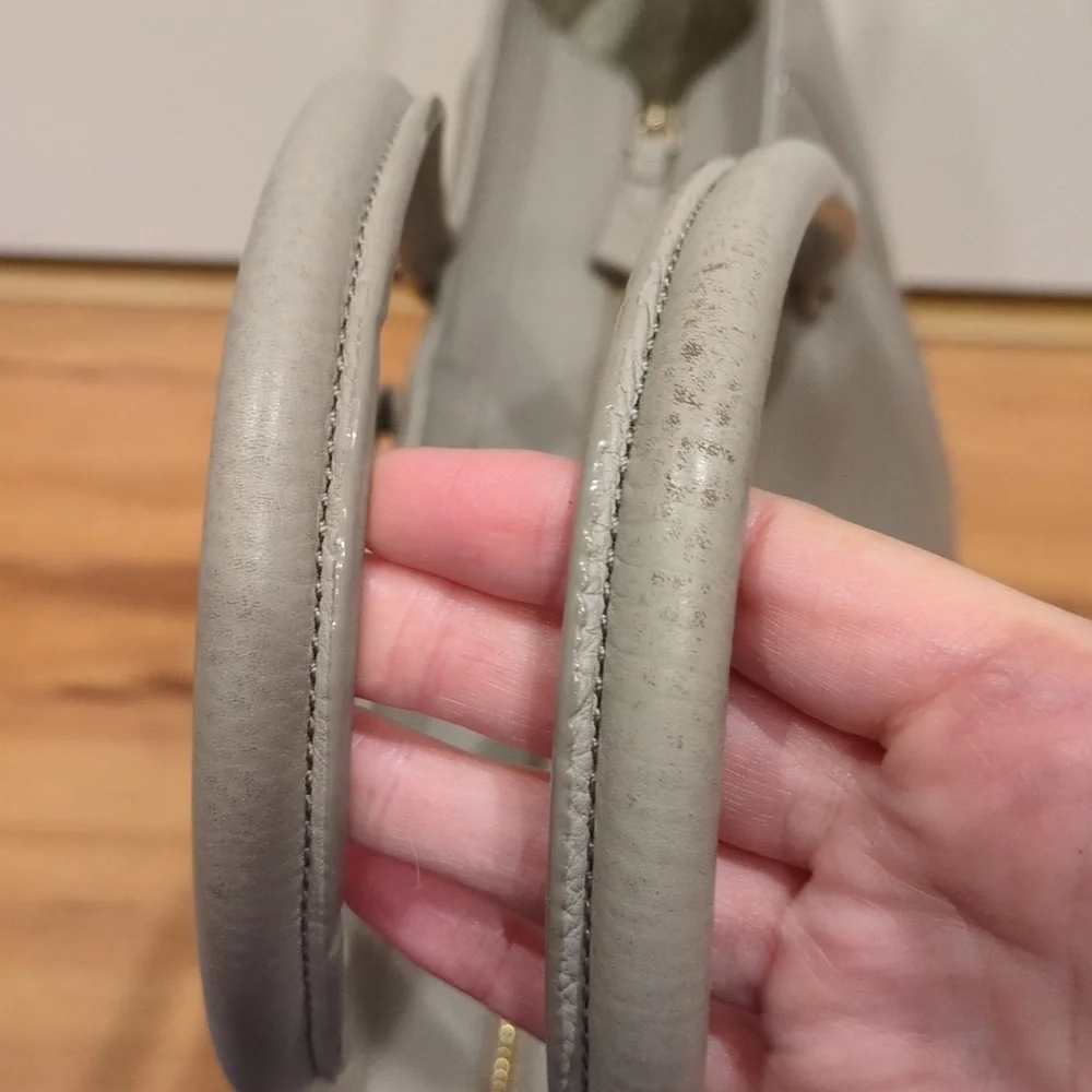 Kate Spade PROJECT Renny Drive Francis in clocktower Taupe Bag STORYBOOK Lining - Picture 5 of 15